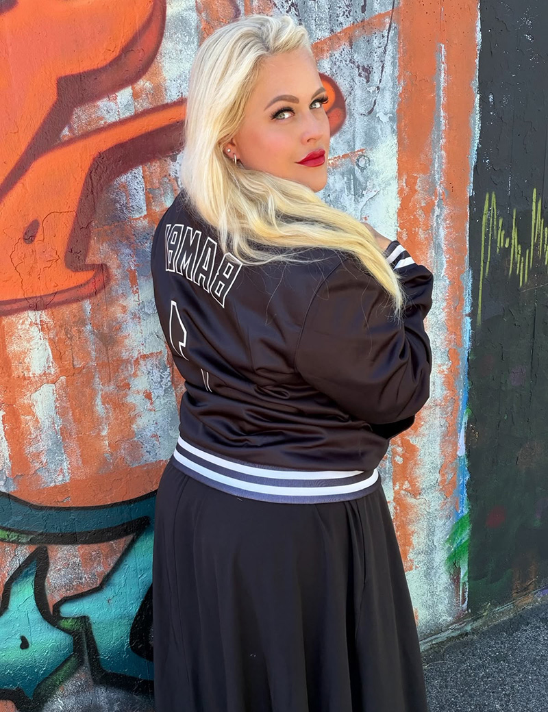 Model Meike Mueller fuer Fansheer  Shooting5